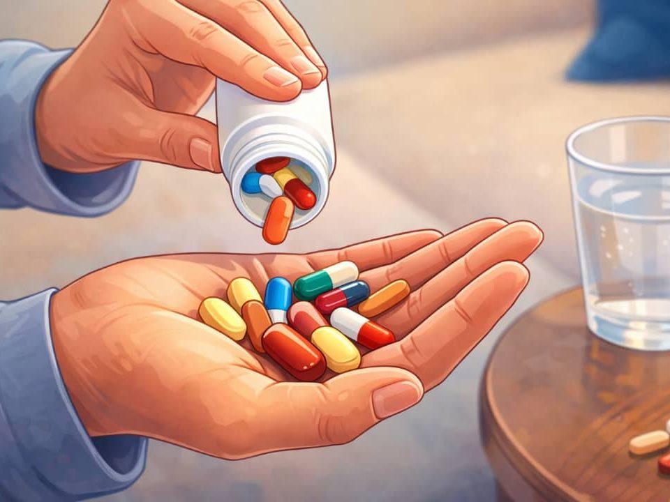 تصویر گرافیکی مصرف داروهای مسکن