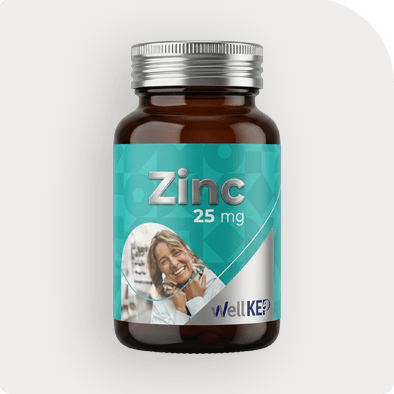 تصویر محصول کپسول زینک ۲۵ میلی‌ گرم